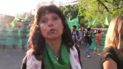 Women rally in support of decriminalisation of abortion Instructional Video