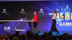 German Chancellor Angela Merkel opens Gamescom Instructional Video