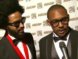 INTERVIEW: Stevie Wonder's sons Kwame Morris, Mumtaz Morris on the event  Stock Footage