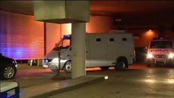 Van believed to be carrying Breivik arrives at court house for fourth day of trial News Clip