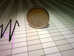 graph of the money market business Stock Footage