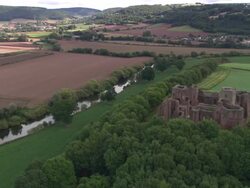 Goodrich Castle Stock Footage