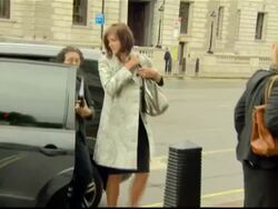 Lucy Adams Select Committee Arrival News Clip