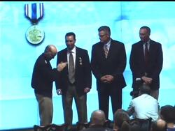 3 Americans awarded the Defense of Freedom Medal for hostage ordeal in Colombia. News Clip