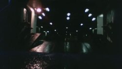 1981 MONTAGE Tractor trailer rigs and lorries lining up and boarding the ferry across the Channel to Western Europe / United Kingdom Stock Footage