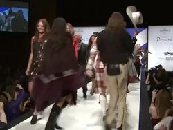 Matthew Settle, Nicola Mimnag and models  Stock Footage