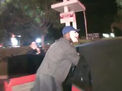 Terrell Owens outside Pinz Bowling Center in Studio City (Footage by WireImage Video/GettyImages) Stock Footage
