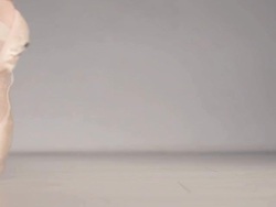 Close up of a ballet dancer's feet Stock Footage