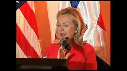 US Sec of State Clinton attacks veto of UN Syria resolution News Clip