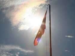 HD: National flag of Turkey Stock Footage