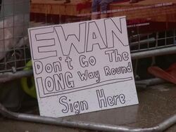 ATMOSPHERE: at Salmon Fishing In The Yemen European Premiere at ODEON Kensington on April 10, 2012 in London, England. Stock Footage