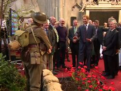 Prince Harry attends the Lord Mayor's Big Curry Lunch in aid of ABF The Soldiers' Charity News Clip