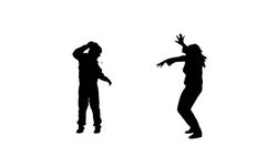 Freestyle dancers Stock Footage