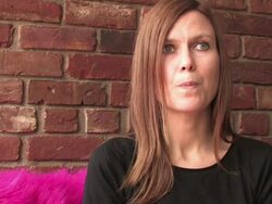 Juliana Hatfield interview (clip 6) Stock Footage