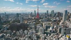 4K Timelapse view of Tokyo city Stock Footage