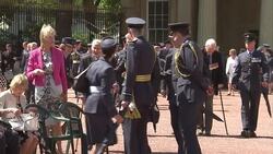 RAF flypast to mark the 75th anniversary of the Battle of Britain. News Clip