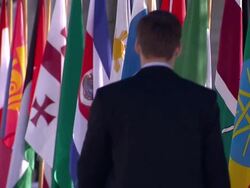 European flags - Davos, Switzerland News Clip