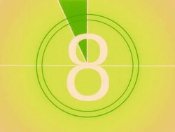 HD Counting Leader #10 Stock Footage