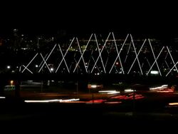 HD video rush hour time lapse Denver Colorado Stock Footage