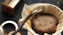 Coffee Drink from Drip Vintage Style Stock Footage