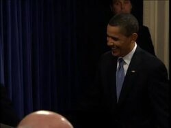 Barack Obama is enjoying about a two-thirds approval rating for his first days as president, a poll released by the Gallup Organization found. News Clip