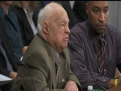 Mickey Rooney spoke out against elder abuse before a senate committee on aging on Wednesday. The 90-year-old actor says he's been the victim of abuse at the hands of his own family. News Clip