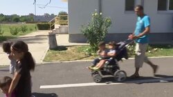 Migrants at centre in Romania hopeful of future Instructional Video