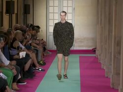 Acne: Paris Men's Fashion Week S/S 2012 Stock Footage
