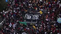 VOICED : Miles protestan en Brasil contra golpe de Temer News Clip