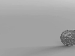 Dime Spinning Stock Footage