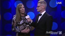 Allison Janney Talks Winning Best Supporting Actress for 'I, Tonya' | Golden Globes 2018 News Clip