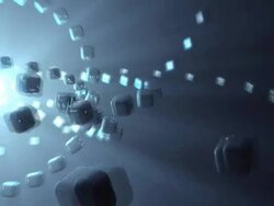 Technology Background Blue HD Stock Footage