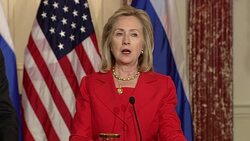 CLEAN: Kadhafi's 'days are numbered': Clinton News Clip