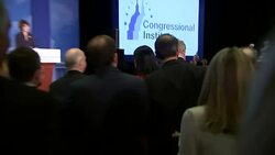 Theresa May Republican Leaders Speech Cutaways 1 News Clip