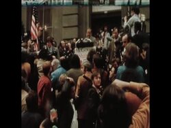 SYND 15-10-72 MCGOVERN ADDRESSES CAMPAIGN RALLY IN PORTLAND News Clip