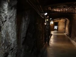 Hoover Dam Tunnels Stock Footage