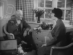 Capital County, 1950, part 9 - A care home for the elderly on the outskirts of London Stock Footage
