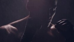 Boxing in the shadow. Struggling with weaknesses Stock Footage