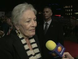 INTERVIEW: Vanessa Redgrave on British cinema and Olympics at the Coriolanus Gala Premiere: 55th London Film Festival at London England. (Footage by WireImage Video/Getty Images Entertainment Video) Stock Footage