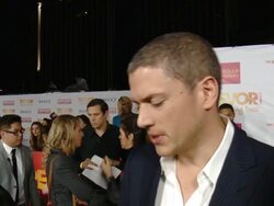 INTERVIEW - Wentworth Miller on supporting at 16th Annual Trevor Project Benefit Presented By Wells Fargo Stock Footage