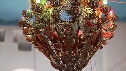 Church Candelabrum Stock Footage