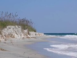 North Carolina coast line Stock Footage