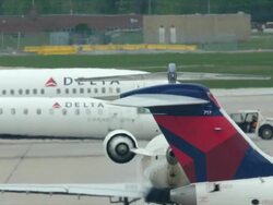 Detroit Metro Airport Ranks 12 in North America Stock Footage