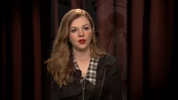 Amber Tamblyn has published a book of poetry about dead actresses called 'Dark Sparkler.' (April 10) News Clip