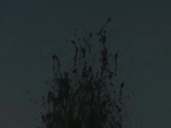 Water Fountain Silhouette Loop Stock Footage