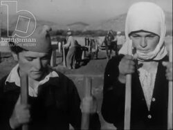 Women at work around the world, 1940s-1950s Stock Footage
