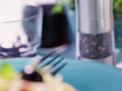 Spaghetti with Tomato Sauce Stock Footage