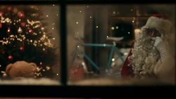 Santa Clause thinking Stock Footage