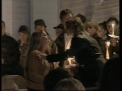 Townspeople hold service for miners killed in disaster News Clip