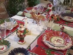 CU TU Shot of exposition Keravision, Villeroy und Boch / Mettlach, Saarland, Germany Stock Footage